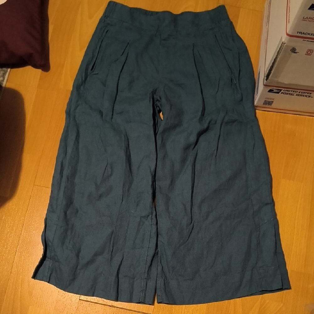 Athleta | Deep Teal Wide Leg Pants